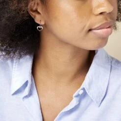 Boucles D'oreilles Pendantes Cosima Argent Blanc -Bijouterie Pas Chère FAOFBW000O model0