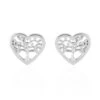 Boucles D'oreilles Pendantes Elwenn Argent Blanc