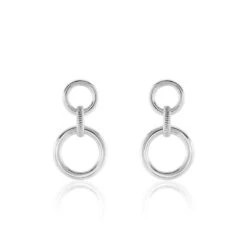 Boucles D'oreilles Pendantes Argent Gasparin