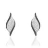 Boucles D'oreilles Pendantes Averill Argent Blanc Oxyde De Zirconium