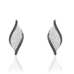 Boucles D'oreilles Pendantes Averill Argent Blanc Oxyde De Zirconium