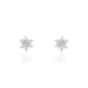 Boucles D'oreilles Puces Cyriac Argent Blanc Oxyde De Zirconium