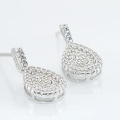 Boucles D'oreilles Pendantes Lysa Argent Blanc Oxyde De Zirconium 6 Boucles D'oreilles Pendantes Lysa Argent Blanc Oxyde De Zirconium -Bijouterie Pas Chère FAOFBZW0QM view2