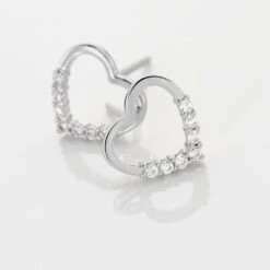 Boucles D'oreilles Puces Budenicus Argent Oxyde De Zirconium -Bijouterie Pas Chère FAOFBZW1QQ view2