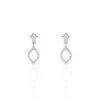 Boucles D'oreilles Pendantes Buxenus Argent Oxyde De Zirconium