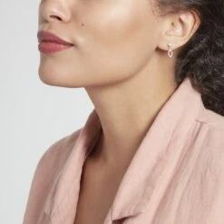 Boucles D'oreilles Pendantes Buxenus Argent Oxyde De Zirconium -Bijouterie Pas Chère FAOFBZW1QS model0