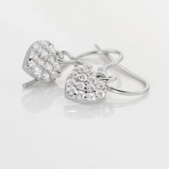 Boucles D'oreilles Pendantes Bleunienn Argent Oxyde -Bijouterie Pas Chère FAOFBZW1QY view2