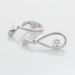 Boucles D'oreilles Pendantes Deusoniensis Argent Oxyde -Bijouterie Pas Chère FAOFBZW1QZ view2