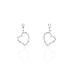 Boucles D'oreilles Pendantes Fabricius Argent Oxydes