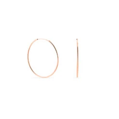 Créoles Argent Rose Olympia 6 Créoles Argent Rose Olympia -Bijouterie Pas Chère FAOFRW0091 view2