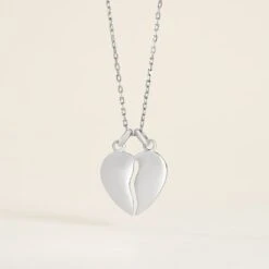 Pendentif Axelia Argent Blanc -Bijouterie Pas Chère FAPHBW0266 view2