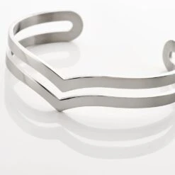 Bracelet Wilna Acier Blanc -Bijouterie Pas Chère FIBFBW0380 view2