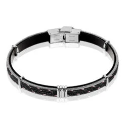 Bracelet Erick Acier Blanc