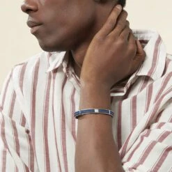 Bracelet Erick Acier Blanc -Bijouterie Pas Chère FIBHBW0945 model0