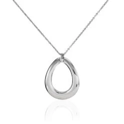 Collier Charlotte Acier Blanc