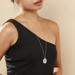 Collier Acier Blanc Ganet -Bijouterie Pas Chère FICFBW0505 model0