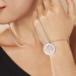 Collier Acier Blanc Ganet -Bijouterie Pas Chère FICFBW0505 model1