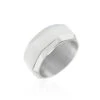Bague Acier Gris Vasso