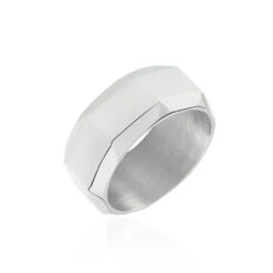 Bague Acier Gris Vasso