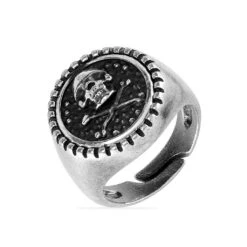 Bague Kaley Acier Blanc