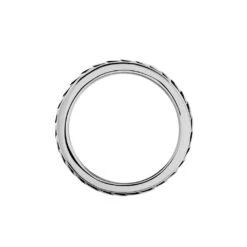 Bague Acier Blanc Gordon -Bijouterie Pas Chère FIDHBW0322 view2