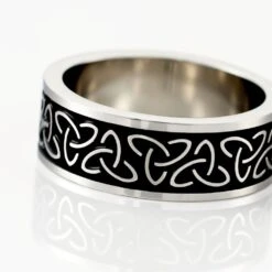 Bague Acier Blanc Ugo -Bijouterie Pas Chère FIDHBW0333 view3