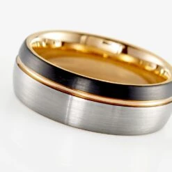 Bague Acier Gris Thibault -Bijouterie Pas Chère FIDHGW0045 view3