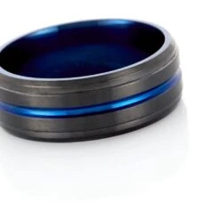 Bague Acier Noir Rick -Bijouterie Pas Chère FIDHNW0041 view3