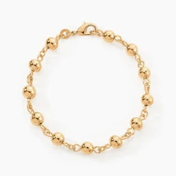 Bracelet Viperine Plaqué Or Jaune