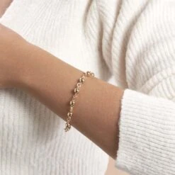 Bracelet Viperine Plaqué Or Jaune -Bijouterie Pas Chère FQBFJW0003 model0