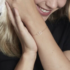 Bracelet Alexandra Plaqué Or Jaune Oxyde De Zirconium -Bijouterie Pas Chère FQBFJZW368 model0