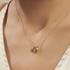 Collier Marcelina Plaqué Or Jaune -Bijouterie Pas Chère FQCFJW0560 model1