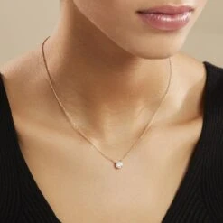 Collier Nilay Plaqué Or Jaune Oxyde De Zirconium -Bijouterie Pas Chère FQCFJZW403 model0