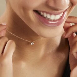 Collier Nilay Plaqué Or Jaune Oxyde De Zirconium -Bijouterie Pas Chère FQCFJZW403 model1