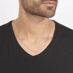 Chaîne Bixente Plaqué Or Jaune -Bijouterie Pas Chère FQCHJW0024 model0