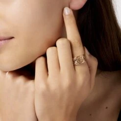 Bague Tyfene Plaqué Or Jaune 13 Bague Tyfene Plaqué Or Jaune -Bijouterie Pas Chère FQDFJW0156 model1