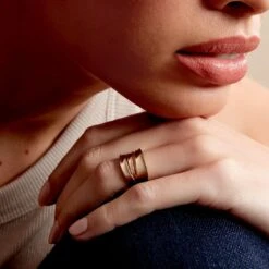 Bague Edwyna Plaqué Or Jaune -Bijouterie Pas Chère FQDFJW0408 model0