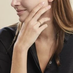 Bague Plaqué Or Etna Oxyde De Zirconium -Bijouterie Pas Chère FQDFJXV112 model0