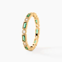 Bague Plaqué Or Etna Oxyde De Zirconium -Bijouterie Pas Chère FQDFJXV112 view1