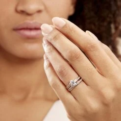 Bague Double Jeu Plaqué Or Jaune Oxyde De Zirconium -Bijouterie Pas Chère FQDFJZW266 model1