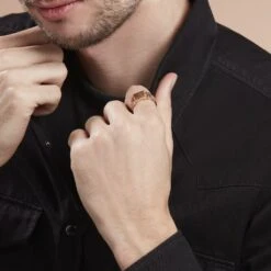 Chevalière Tobias Plaqué Or Jaune -Bijouterie Pas Chère FQHHJW0159 model0