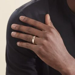 Chevalière Plaqué Or Jaune Alec Oxyde De Zirconium -Bijouterie Pas Chère FQHHJZW104 model1