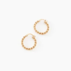 Créoles Plaqué Or Jaune Isaiah