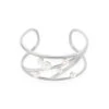 Bracelet Jonc Nissi Argent Blanc Perle De Culture Oxyde De Zirconium