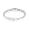 Bracelet Jonc Andie Argent Blanc Oxyde De Zirconium