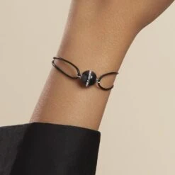 Bracelet Nina Cera Argent Blanc Strass Et Céramique -Bijouterie Pas Chère MABFNXN001 model1