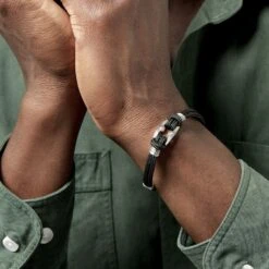 Bracelet Orancie Acier Blanc -Bijouterie Pas Chère MIBHBW0262 model1 1