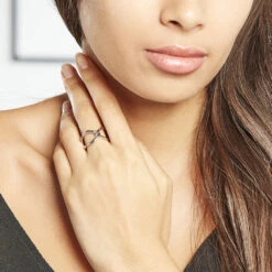 Bague Adelind Acier Blanc -Bijouterie Pas Chère MIDFBW0306 model0