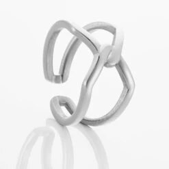 Bague Adelind Acier Blanc -Bijouterie Pas Chère MIDFBW0306 view3