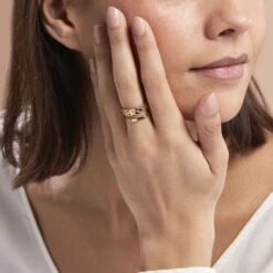 Bague Ajustable Abram Acier Doré 10 Bague Ajustable Abram Acier Doré -Bijouterie Pas Chère MIDFJW0262 model0